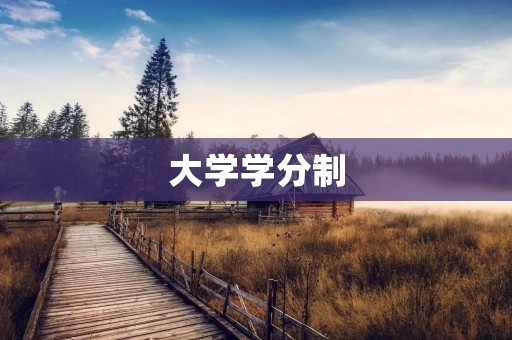 大学学分制:为学生提供更灵活的学习选择 大学学分制:为学生提供更灵活的学习选择