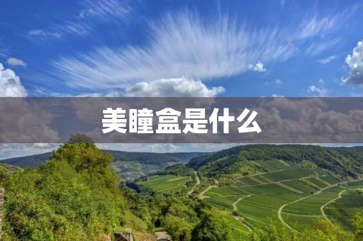 美瞳盒是什么 美瞳盒是什么