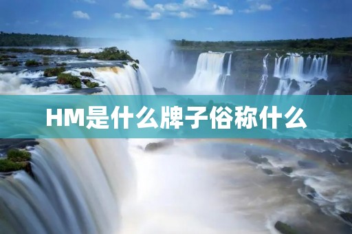 HM是什么牌子俗称什么