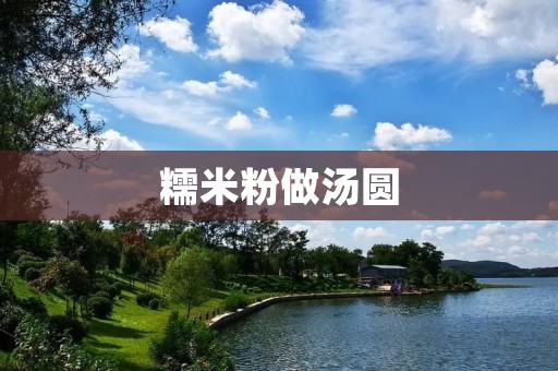 糯米粉做汤圆：传统美味的冬季佳肴