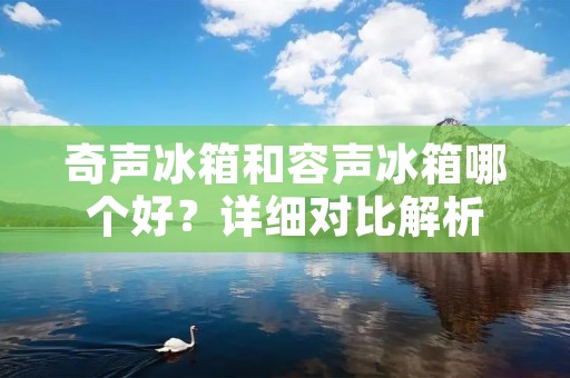 奇声冰箱和容声冰箱哪个好?详细对比解析 奇声冰箱和容声冰箱哪个好?详细对比解析