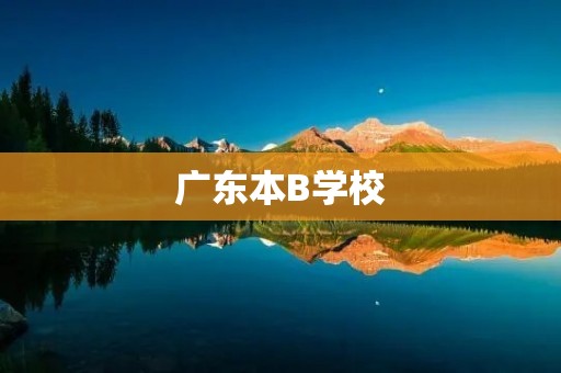 广东本B学校:培养卓越人才的摇篮 广东本B学校:培养卓越人才的摇篮