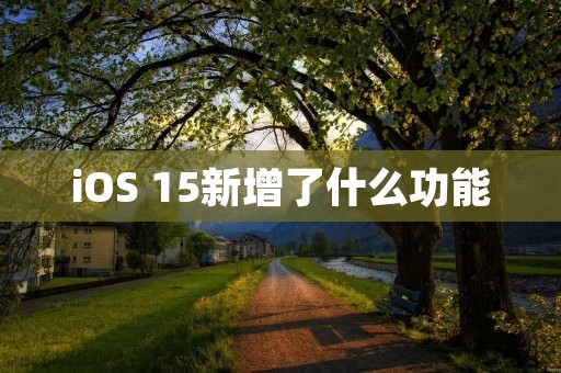 iOS 15新增了什么功能 iOS 15新增了什么功能