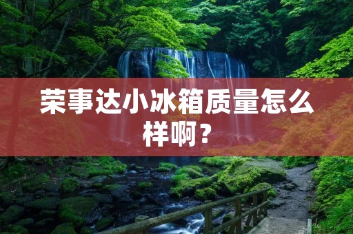 荣事达小冰箱质量怎么样啊? 荣事达小冰箱质量怎么样啊?