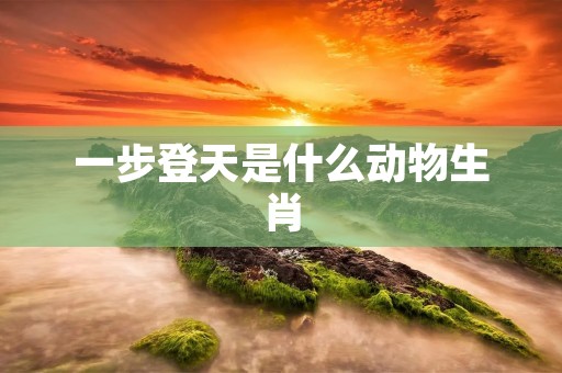 一步登天是什么动物生肖