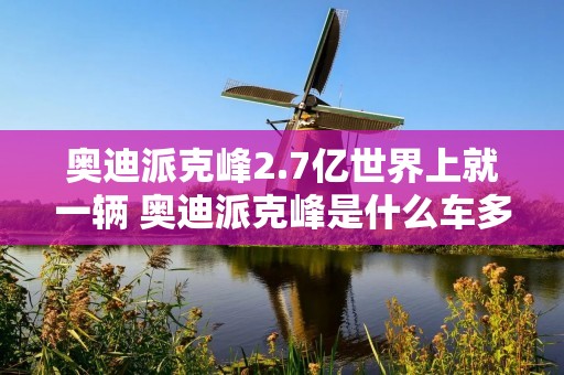 奥迪派克峰2.7亿世界上就一辆 奥迪派克峰是什么车多少钱 奥迪派克峰2.7亿世界上就一辆 奥迪派克峰是什么车多少钱