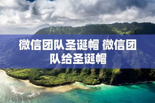 微信团队圣诞帽 微信团队给圣诞帽 微信团队圣诞帽 微信团队给圣诞帽