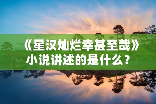 《星汉灿烂幸甚至哉》小说讲述的是什么？