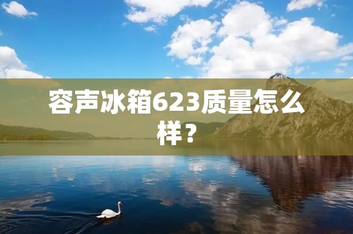 容声冰箱623质量怎么样？