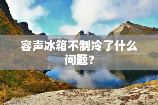 容声冰箱不制冷了什么问题? 容声冰箱不制冷了什么问题?