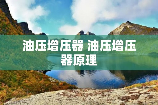 油压增压器 油压增压器原理 油压增压器 油压增压器原理