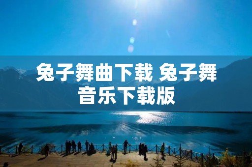 兔子舞曲下载 兔子舞音乐下载版