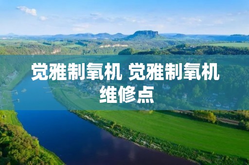 觉雅制氧机 觉雅制氧机 维修点