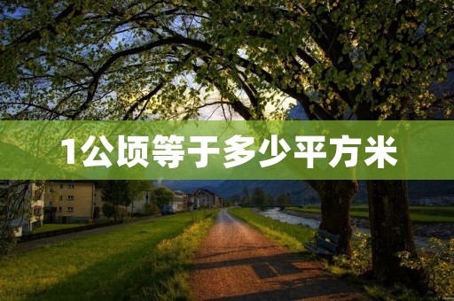 1公顷等于多少平方米 1公顷等于多少平方米