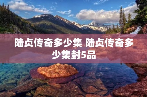 陆贞传奇多少集 陆贞传奇多少集封5品