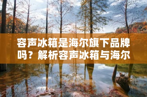 容声冰箱是海尔旗下品牌吗?解析容声冰箱与海尔的关系 容声冰箱是海尔旗下品牌吗?解析容声冰箱与海尔的关系