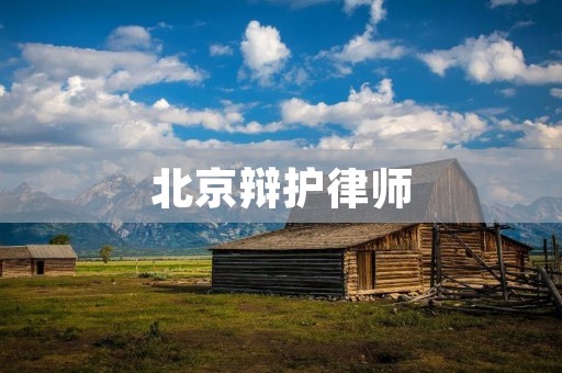 北京辩护律师:维护公正正义的法律守护者 北京辩护律师:维护公正正义的法律守护者