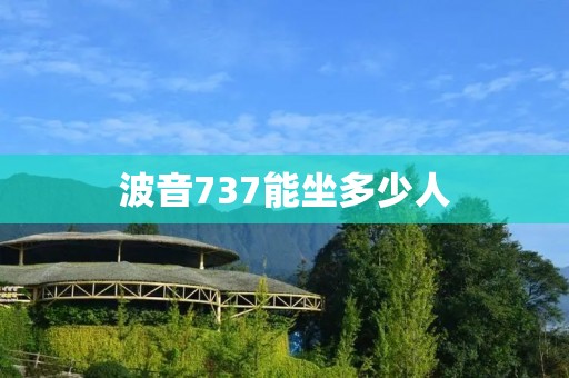 波音737能坐多少人