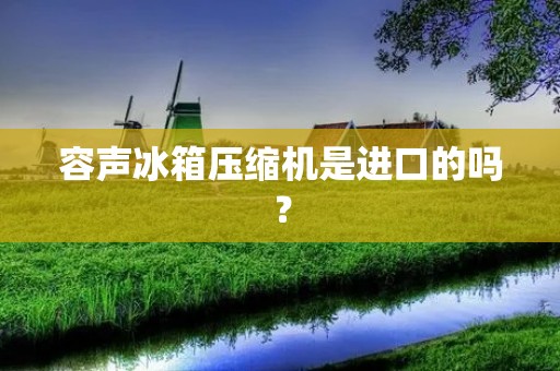 容声冰箱压缩机是进口的吗？