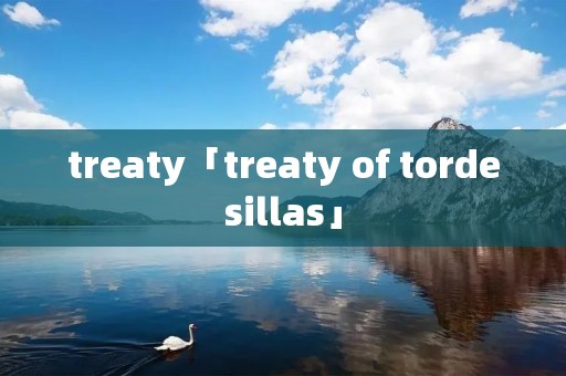 treaty「treaty of tordesillas」