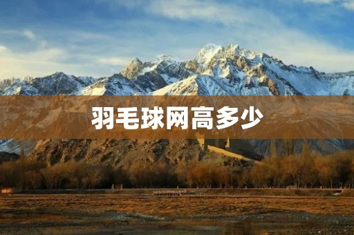 羽毛球网高多少 羽毛球网高多少
