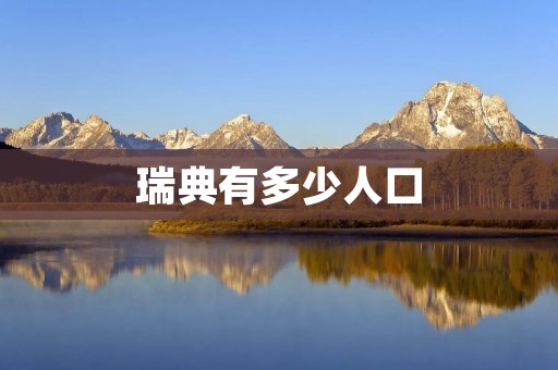 瑞典有多少人口 瑞典有多少人口