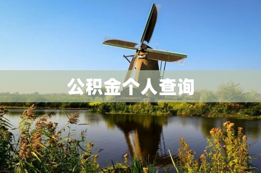 公积金个人查询:了解你的公积金账户详情 公积金个人查询:了解你的公积金账户详情