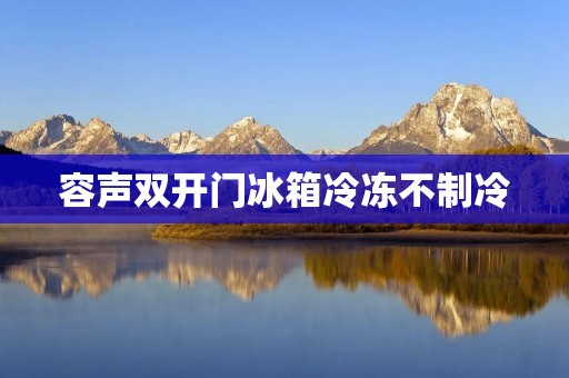 容声**门冰箱冷冻不制冷:冷气流通问题解析 容声**门冰箱冷冻不制冷:冷气流通问题解析