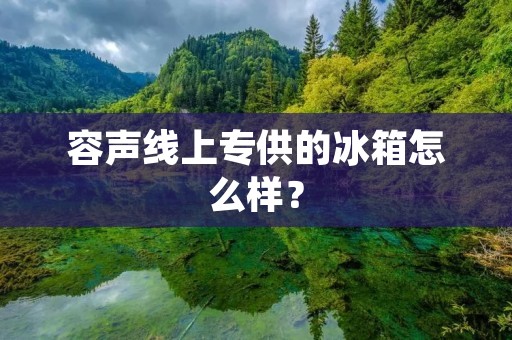 容声线上专供的冰箱怎么样？