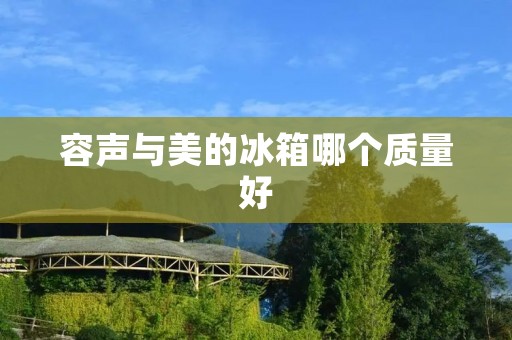 容声与美的冰箱哪个质量好