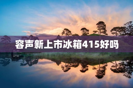 容声新上市冰箱415好吗:性能稳定,节能环保,用户评价一致 容声新上市冰箱415好吗:性能稳定,节能环保,用户评价一致