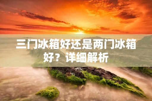 三门冰箱好还是两门冰箱好?详细解析 三门冰箱好还是两门冰箱好?详细解析