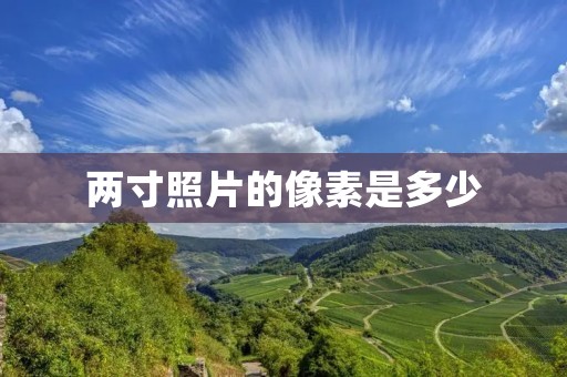 两寸照片的像素是多少 两寸照片的像素是多少