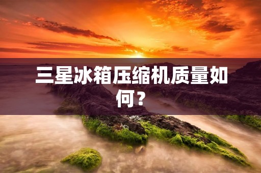 三星冰箱压缩机质量如何？