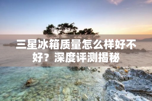 三星冰箱质量怎么样好不好？深度评测揭秘
