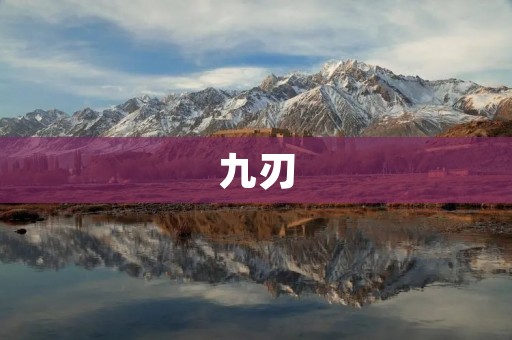 九刃:一把令人心驰神往的神器 九刃:一把令人心驰神往的神器