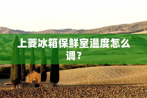 上菱冰箱保鲜室温度怎么调? 上菱冰箱保鲜室温度怎么调?