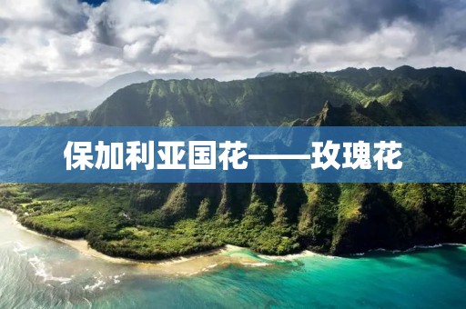 保加利亚国花——玫瑰花:一朵芬芳的瑰丽之美 保加利亚国花——玫瑰花:一朵芬芳的瑰丽之美