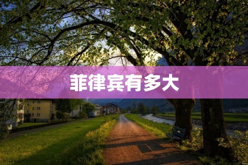 菲律宾有多大