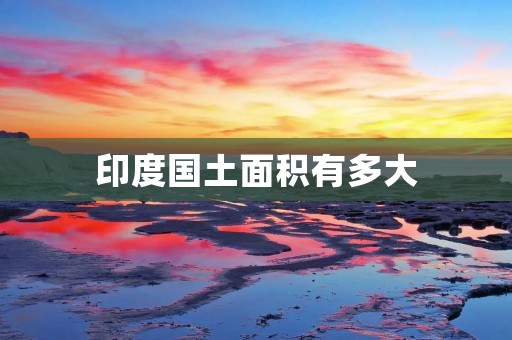 印度国土面积有多大