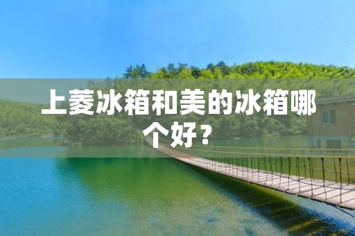上菱冰箱和美的冰箱哪个好? 上菱冰箱和美的冰箱哪个好?