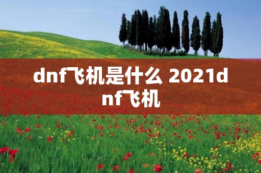 dnf飞机是什么 2021dnf飞机 dnf飞机是什么 2021dnf飞机