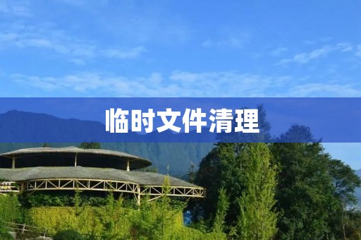 临时文件清理:让电脑保持高效运行 临时文件清理:让电脑保持高效运行