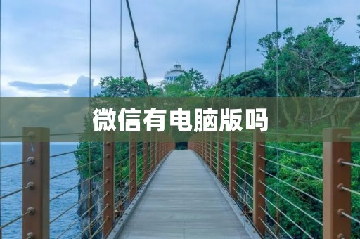微信有电脑版吗