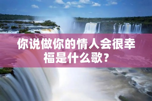 你说做你的情人会很幸福是什么歌？