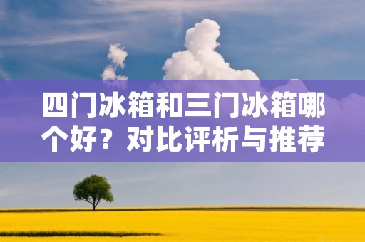 四门冰箱和三门冰箱哪个好?对比评析与推荐 四门冰箱和三门冰箱哪个好?对比评析与推荐