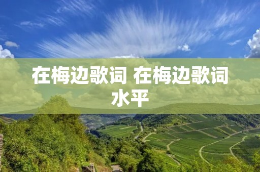 在梅边歌词 在梅边歌词水平 在梅边歌词 在梅边歌词水平