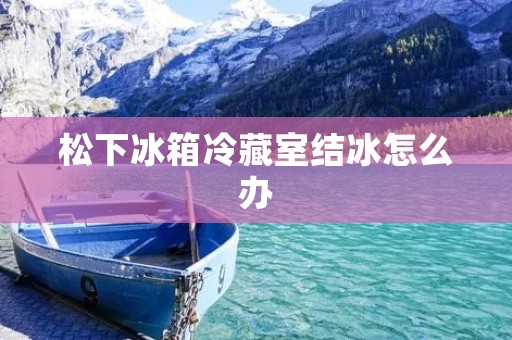松下冰箱冷藏室结冰怎么办 松下冰箱冷藏室结冰怎么办