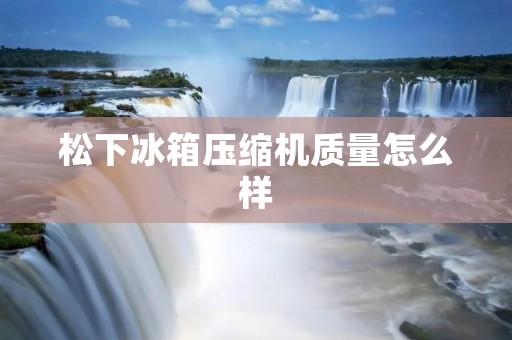 松下冰箱压缩机质量怎么样