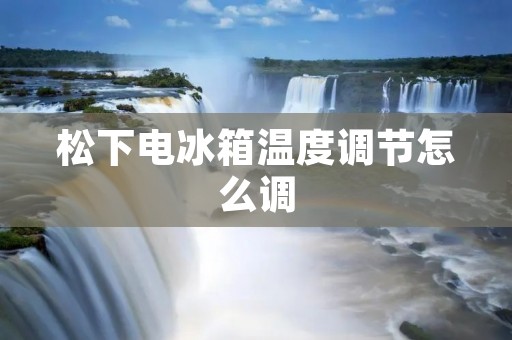 松下电冰箱温度调节怎么调 松下电冰箱温度调节怎么调